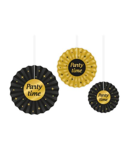 PD-Party Classy Partei Papier Fan - Party Time von PD-Party