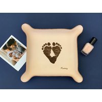 Fußabdruck Ihres Babys - Einzigartige Geschenke Für Papa Neues Geschenk Weihnachtsgeschenk Ehemann Vom Baby Geschenk von PaperAnniversaryLove