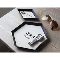 Personalisiertes Baumwolltablett Hochzeitstag Geschenk Baumwolljubiläum Idee Benutzerdefiniertes Tablett Mit Namen, Gelübde, Lied Auf Baumwolle von PaperAnniversaryLove