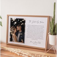 Personalisierte Gelübde Druck | Jubiläumspapier Paar Geschenk Jubiläumsgeschenk Bräutigam Ansprache Valentinstag Hochzeitsgeschenk Print von PaperNoteCoUK