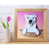 Personalisiertes Hundeportrait - Einzigartiges Gedenktiergeschenk Personalisiertes Hundeportrait - Einzigartiges Gedenktiergeschenk von PaperPawtraits