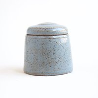 Gesprenkelte Blaue Urne - 8 Oz/4 Baby Urne, Kleine Haustierurne, Andenken von PaperTurtleUrns