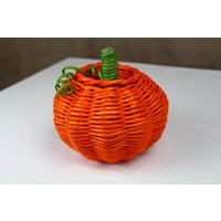 Kürbis-Behälter Aus Zeitung, Dekokürbis von PaperUpcyclingShop