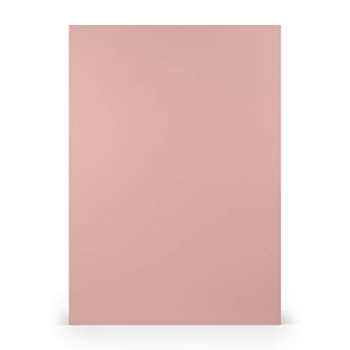 PAPERADO 50x Bastelkarton DIN A4 - Rose gerippt Alt-Rosa 220 g/m² Tonkarton - Dickes Bastelpapier in 29,7 x 21 cm Malen, Basteln perfekte Bastelpappe PAPERADO 50x Bastelkarton DIN A4 - Rose gerippt Alt-Rosa 220 g/m² Tonkarton - Dickes Bastelpapier in 29,7 x 21 cm Malen, Basteln perfekte Bastelpappe von PAPERADO