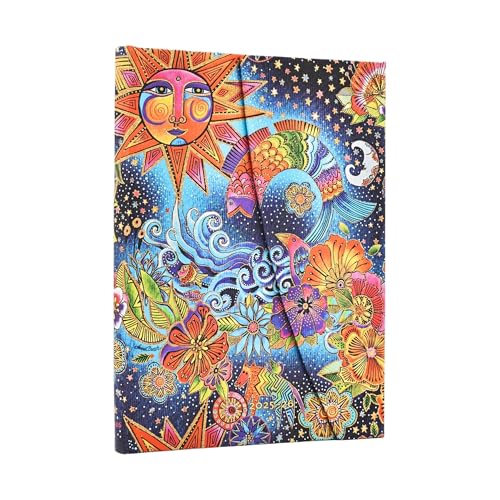 2026 Celestial Magic (Whimsical Creations) Midi 18-month Horizontal Hardcover Flexi Dayplanner 2025-2026 (Wrap Closure): Kalendarz 18-miesięczny von Paperblanks