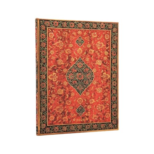 2026 Layla (Persian Poetry) Ultra 12-month Horizontal Hardcover Flexi Dayplanner 2026 (Elastic Band Closure) von Paperblanks