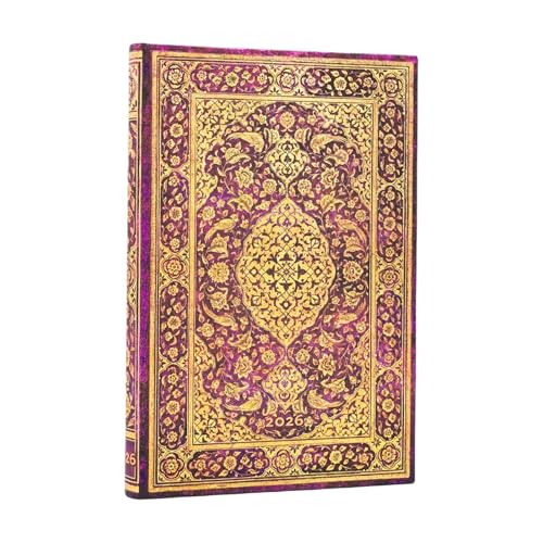 2026 The Orchard (Persian Poetry) Mini 12-month Verso Hardcover Flexi Dayplanner 2026 (Elastic Band Closure) von Paperblanks