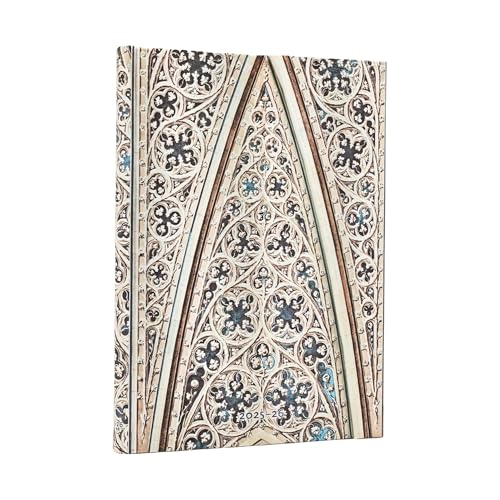 2026 Vault of the Milan Cathedral (Duomo di Milano) Midi 18-month Horizontal Hardcover Flexi Dayplanner 2025-2026 (Wrap Closure): Kalendarz 18-miesięczny von Paperblanks