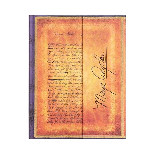 Angelou, I Know Why the Caged Bird Sings (Embellished Manuscripts Collection) Ultra Lined Hardcover Journal: Hardcover, 120 gsm, ribbon marker, memento pouch, wrap closure von Paperblanks