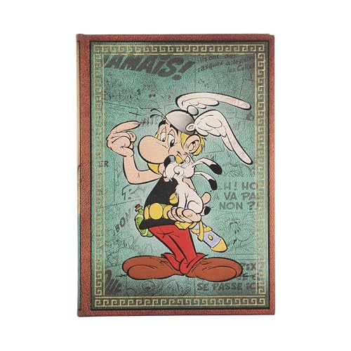 Asterix the Gaul (The Adventures of Asterix) Midi Lined Hardback Journal (Elastic Band Closure) von Paperblanks