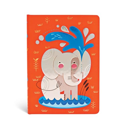 Baby Elephant Lined Hardcover Journal: Lined Midi (Tracy Walker's Animal Friends) von Paperblanks