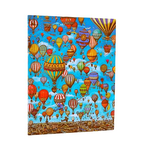 Balloon Festival Pierre the Maze Detective Ultra Lined Elastic Band (Pierre the Maze Detective PB) von Paperblanks