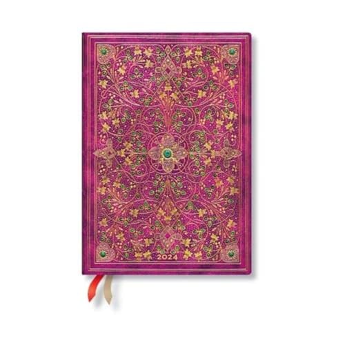 Diamond Jubilee (Sangorski & Sutcliffe) Midi 12-month Dayplanner 2024 von Paperblanks