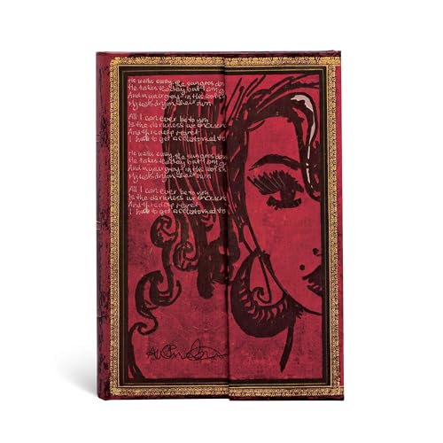 Faszinierende Handschriften Amy Winehouse Tears Dry - Faux Leder - Notizbuch Mini Liniert - Paperblanks, Mini (140 x 100) von Paperblanks