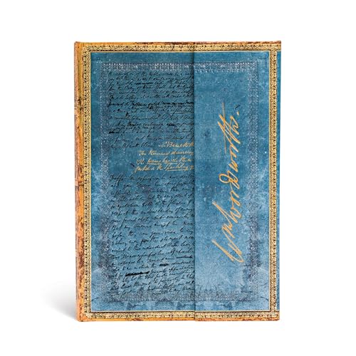 Faszinierende Handschriften Wordsworth Brief mit Zitat aus Daffodils - Notizbuch Midi Liniert - Paperblanks von Paperblanks