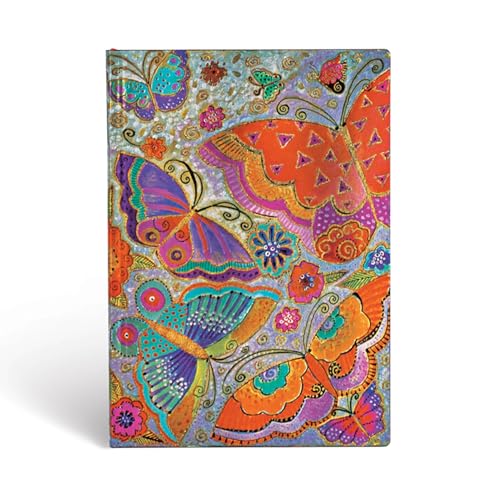 Flutterbyes Midi Unlined Softcover Flexi Journal (240 pages): Unlined Midi (Playful Creations) von Paperblanks