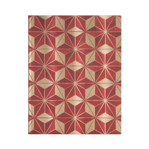 Hishi (Ukiyo-e Kimono Patterns) Ultra Lined Journal: Flexi softcover, 100 gsm, ribbon marker, memento pouch, book edge printing von Paperblanks