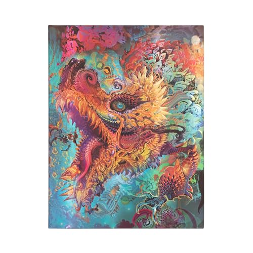 Humming Dragon (Android Jones Collection) Ultra Lined Hardcover Journal: Hardcover, 120 gsm, ribbon marker, memento pouch, elastic closure von Paperblanks