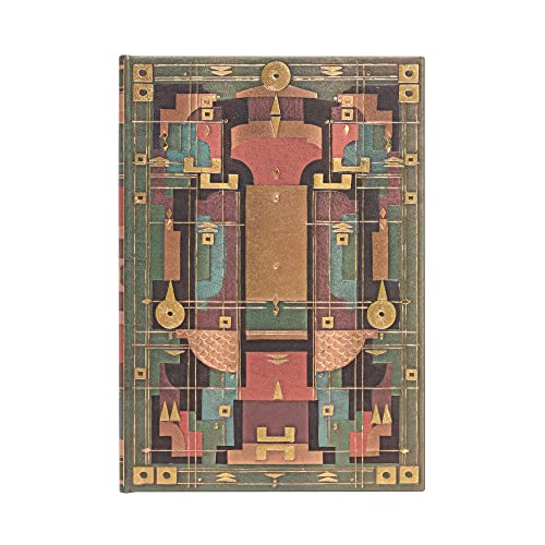 Lion’s Den (Sybil Pye Bindings) Midi Unlined Hardcover Journal: Hardcover, 120 gsm, ribbon marker, memento pouch, elastic closure von Paperblanks