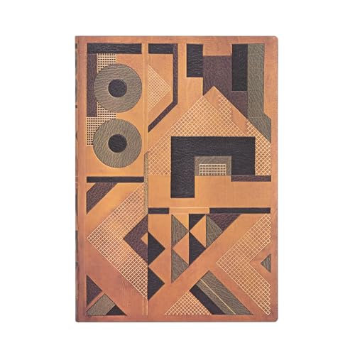 Moutarde (Shape Shift) Midi Lined Journal: Flexi softcover, 100 gsm, ribbon marker, memento pouch, book edge printing, no closure von Paperblanks