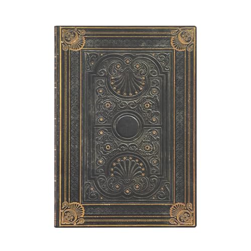 Nocturnelle Midi Unlined Journal: Flexi softcover, 100 gsm, ribbon marker, memento pouch, book edge printing von Paperblanks