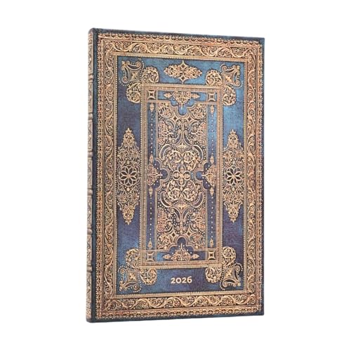 Paperblanks | 2026 Blue Luxe | Luxe Design | 12-Monatskalender | Maxi | Vertikal | Elastikband-Verschluss | 160 Pg | 100 GSM von Paperblanks