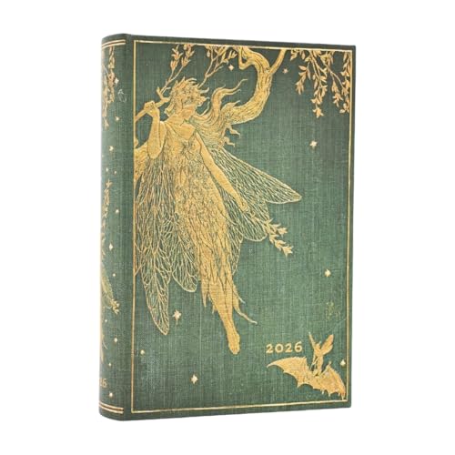 Paperblanks | 2026 Olive Fairy | Lang’s Fairy Books | 12-Monatskalender | Mini | Tagesüberblick | Elastikband-Verschluss | 416 Pg | 80 GSM von Paperblanks