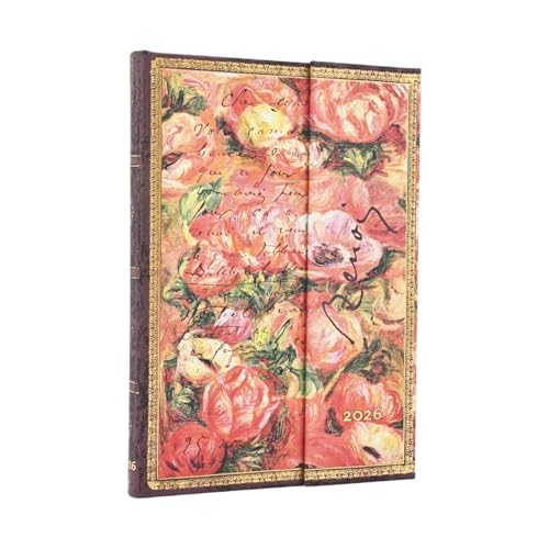 Paperblanks | 2026 Renoir, Brief an Morisot (1892) | Faszinierende Handschriften | 12-Monatskalender | Midi | Horizontal | mit Klappumschlag | 160 Pg | 100 GSM von Paperblanks