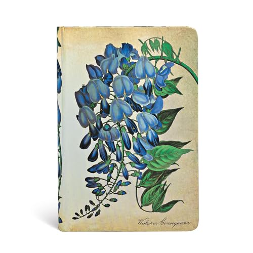 Paperblanks - Botanikmalerei Blühende Glyzinie - Notizbuch Mini Liniert (Painted Botanicals), Mini (140 x 95): Lined Mini von Paperblanks