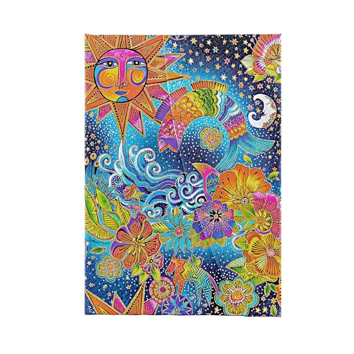 Paperblanks - Celestial Magic - Whimsical Creations - Midi - Unlined - Wrap - 120 Gsm von Paperblanks