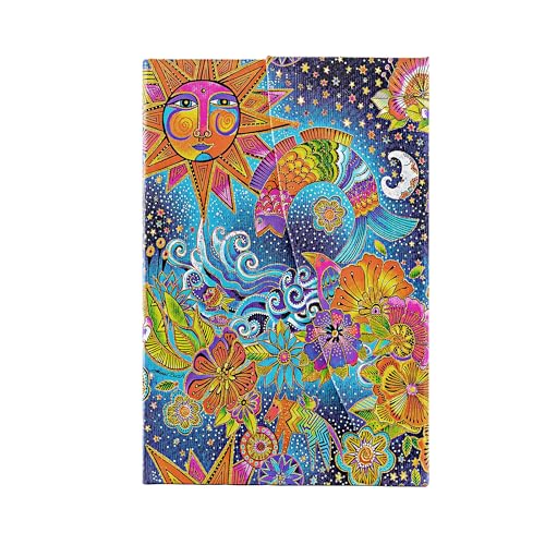 Paperblanks - Celestial Magic - Whimsical Creations - Mini - Unlined - Wrap - 85 Gsm von Paperblanks