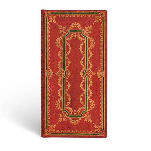 Paperblanks - Eisen & Faden Eisenbeere - Notizbuch Schlank Liniert von Paperblanks
