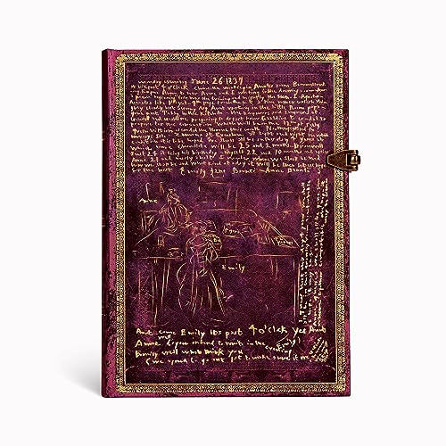 Paperblanks - Faszinierende Handschriften Die Brontë-Geschwister - Notizbuch Midi Unliniert - Sonderausgabe (Special Edition), Midi (180 x 130): Unlined Midi (Special Editions) von Paperblanks