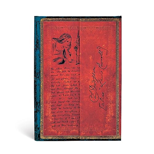 Paperblanks - Faszinierende Handschriften Lewis Carroll Alice im Wunderland - Notizbuch Mini Unliniert: Unlined Mini (Embellished Manuscripts Collection) von Paperblanks