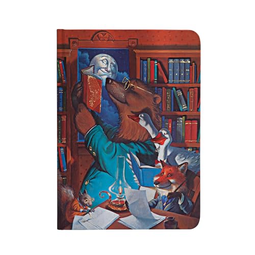 Paperblanks - Fröhliche Gestalten Geschichten im Mondschein - Notizbuch Midi Unliniert (Merrymakers), Midi (170 x 120): Unlined Midi von Paperblanks