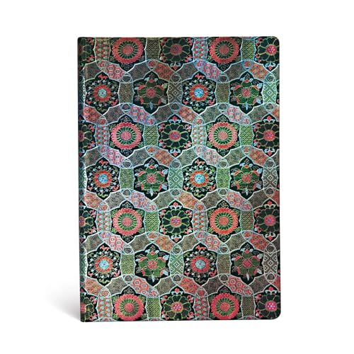 Paperblanks - Heilige tibetische Stoffe Chakra - Notizbuch Midi Liniert (Sacred Tibetan Textiles), Midi (180 x 130): Lined Midi von Paperblanks