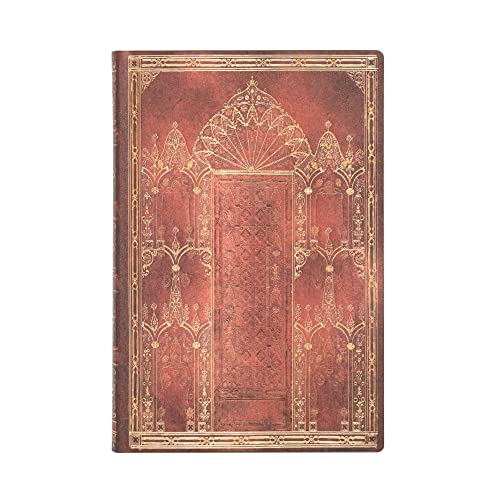 Paperblanks - Isle of Ely - Gothic Revival - Flexi - Mini - Lined - 80 Gsm: Flexi softcover, 80 gsm, ribbon marker, memento pouch, book edge printing von Paperblanks