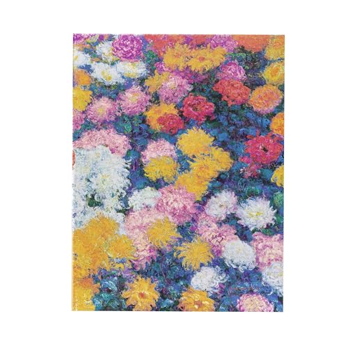 Paperblanks - Monet’s Chrysanthemums - Monet’s Chrysanthemums - Ultra - Unlined - Elastic Band - 120 Gsm (Monet's Chrysanthemums) von Paperblanks