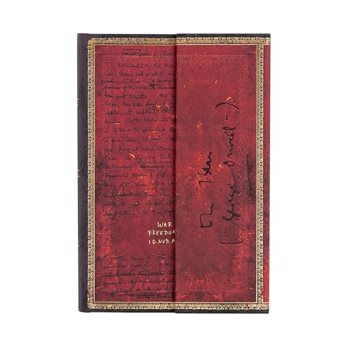 Paperblanks - Orwell, Nineteen Eighty-four - Embellished Manuscripts Collection - Mini - Unlined - Wrap Closure - 85 Gsm von Paperblanks