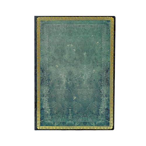 Paperblanks - Pacific Blue - Old Leather Collection - Flexis - Midi - Lined - Elastic Band - 100 Gsm von Paperblanks
