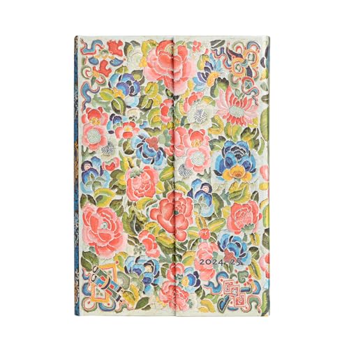 Paperblanks 18-Monatskalender 2025, Birnengarten, Mini, Horizontal,Klappumschlag von Paperblanks