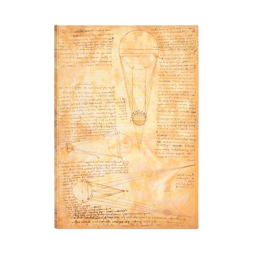 Sun & Moonlight (Leonardo’s Sketches) Grande Sketchbook: Hardcover, 200 gsm, ribbon marker, memento pouch, elastic closure, acid & chlorine free paper von Paperblanks