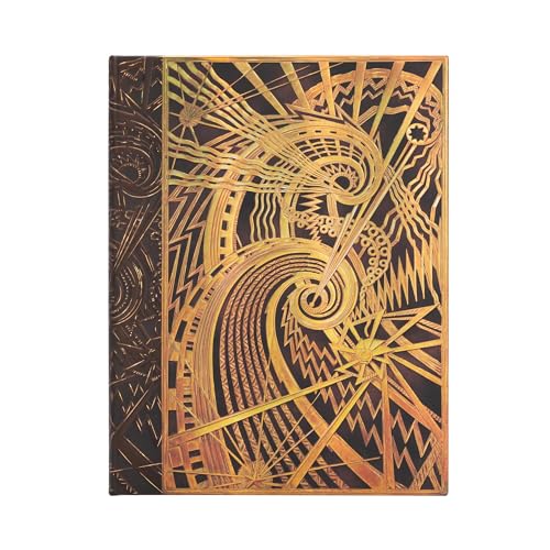 The Chanin Spiral (New York Deco) Ultra Lined Hardcover Journal: Hardcover, 120 gsm, ribbon marker, memento pouch, elastic closure von Paperblanks