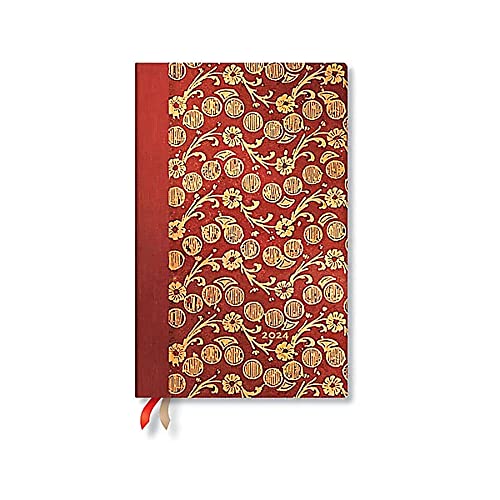 The Waves - Volume 4 (Virginia Woolf’s Notebooks) Maxi Horizontal 12-month Dayplanner 2024 (Elastic Band Closure) von Paperblanks