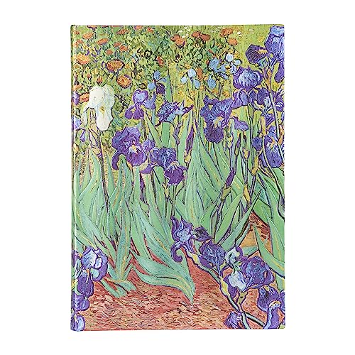 Van Gogh’s Irises Grande Hardback Sketchbook (Elastic Band Closure) von Paperblanks