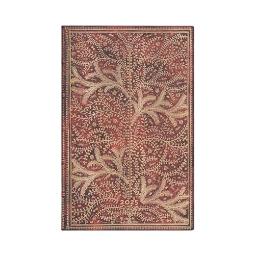 Wildwood (Tree of Life) Maxi 12-month Horizontal Softcover Flexi Dayplanner 2025 (Elastic Band Closure) von Paperblanks