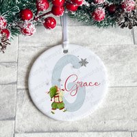 Christbaumkugel Weihnachtselfe Christbaumschmuck von PapercutzByK