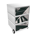 PAPERFLOW Rollcontainer easyBox 4 horizontale Schubladen 642x390x436mm PERSO BALKEN von Paperflow