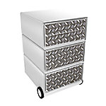 PAPERFLOW Rollcontainer easyBox 4 horizontale Schubladen 642x390x436mm PERSO CALISSONS von Paperflow