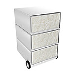 PAPERFLOW Rollcontainer easyBox 4 horizontale Schubladen 642x390x436mm PERSO DAUNE von Paperflow